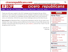 Tablet Screenshot of cicerorepublicans.com